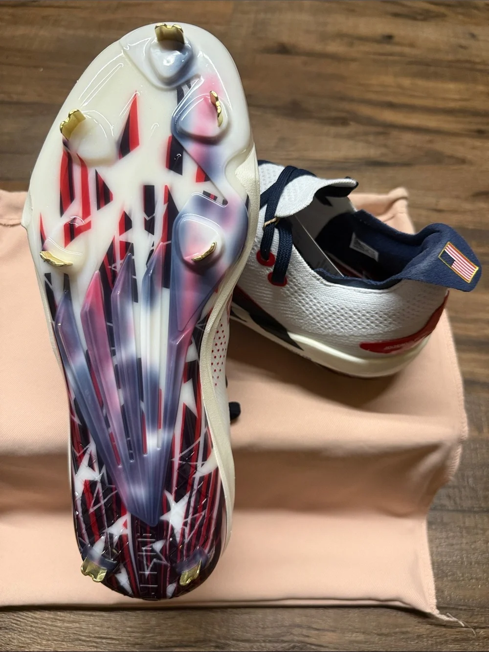 ADIZERO ELECTRIC+ 2.0 “USA” METAL BASEBALL CLEATS
